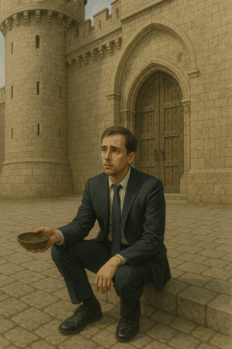 Il senso della vita lavorativa. Elemosinare il riconoscimento.