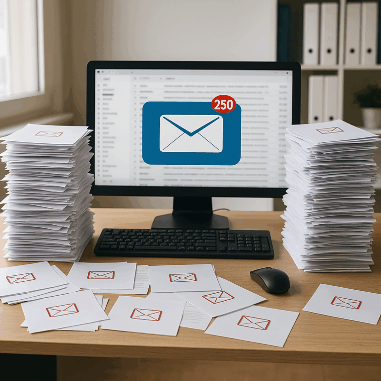 Oggi va di moda essere stravolti dalle mail